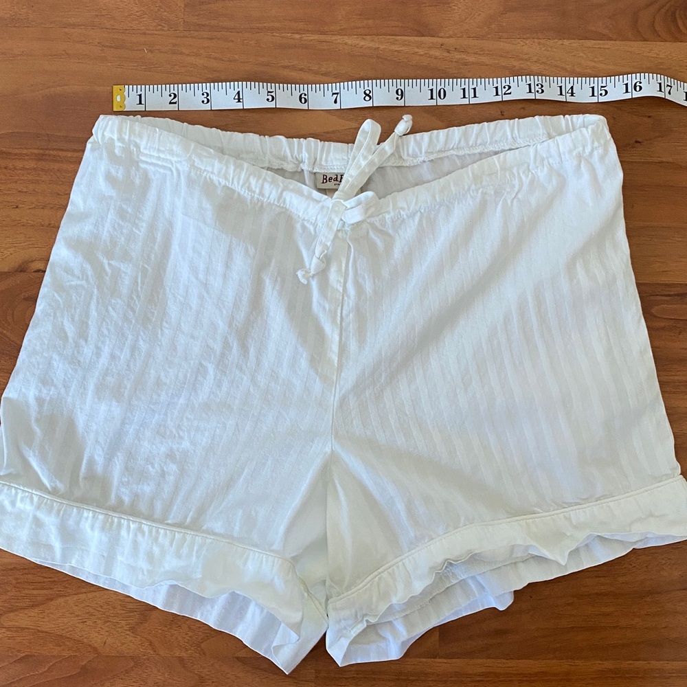 ❤️ Bed Head 3D Stripe Classic Shorty PJ Pajama Two-Piece Set Size Small - Picture 12 of 16